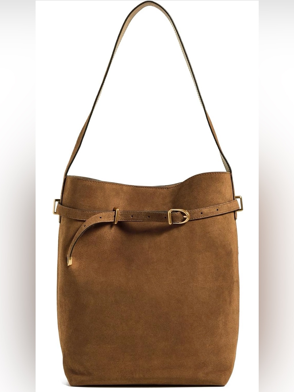 Madewell The Essential Belted Bucket - Dried Acorn Nwt